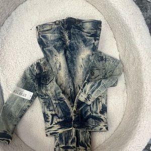 Boys size 5 Denim Set